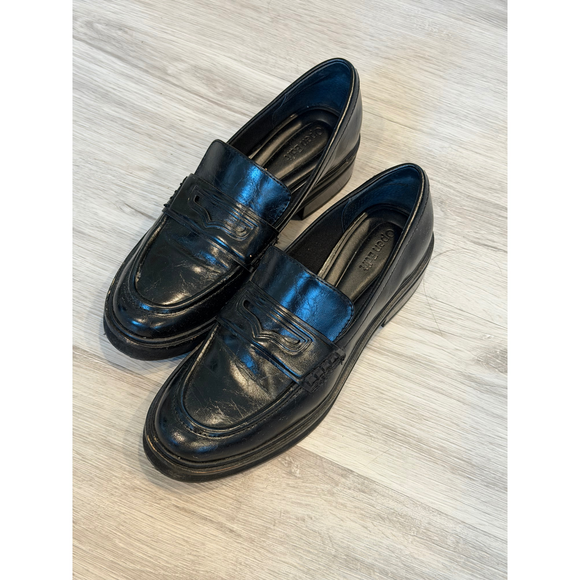 Open Edit Shoes - Open Edit Black Loafers